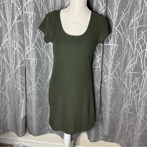 Planet Gold Forest Green Dress